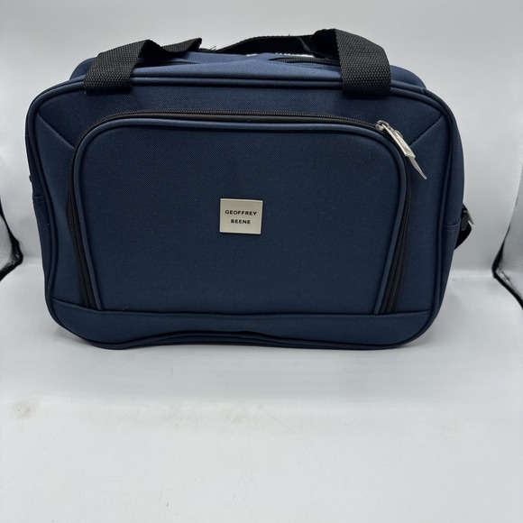Geoffrey Beene Handbags - Geoffrey Beene Carry All Tote 14 " X 6" X 10" With Strap And Handles Blue.
